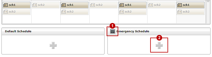 Emergency Schedule
