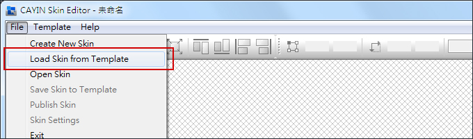 Load Skin from Template